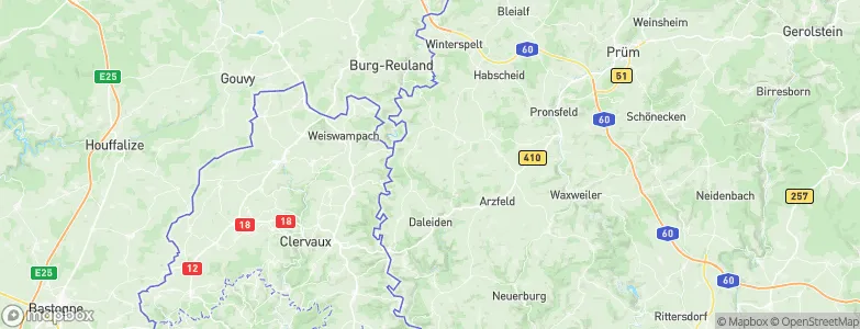 Roscheid, Germany Map