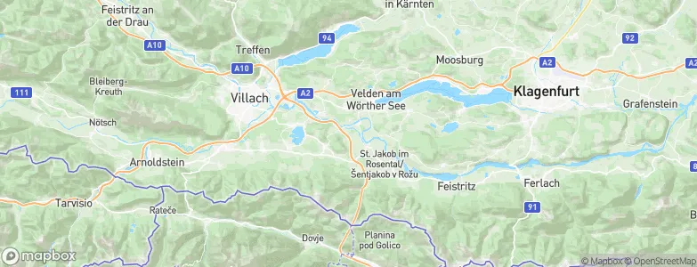 Rosegg, Austria Map