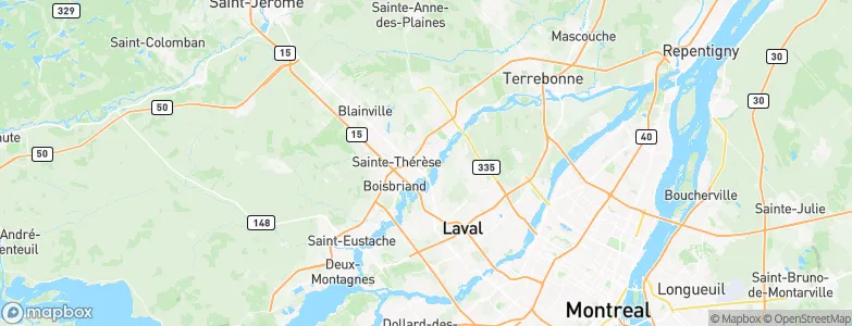 Rosemère, Canada Map