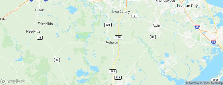 Rosharon, United States Map