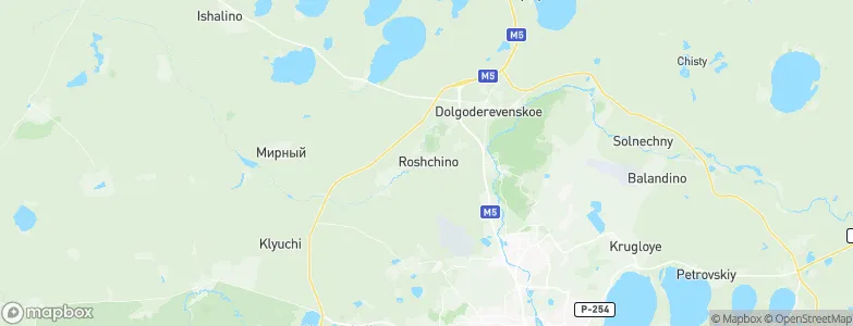 Roshchino, Russia Map