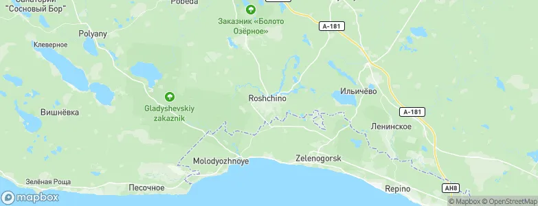 Roshchino, Russia Map