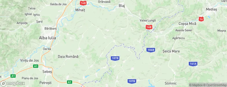 Roşia de Secaş, Romania Map