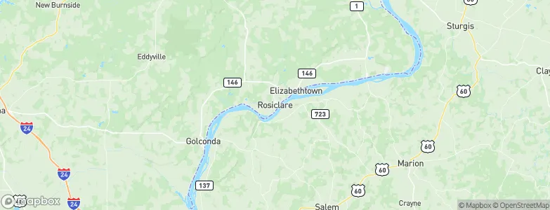 Rosiclare, United States Map