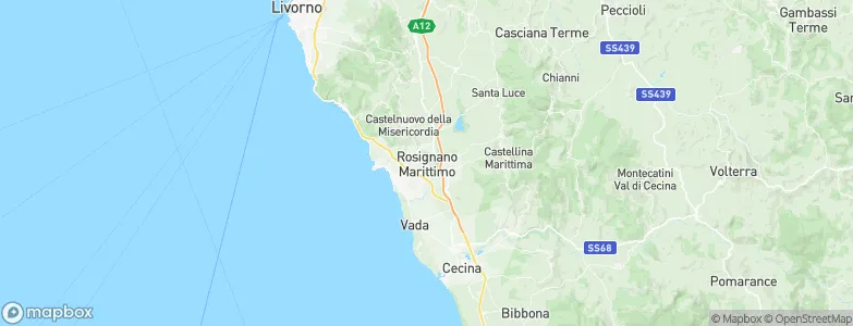 Rosignano Marittimo, Italy Map