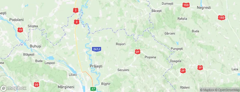 Roşiori, Romania Map
