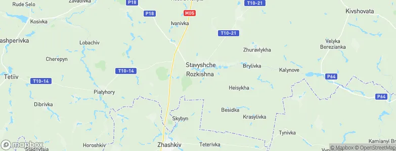 Roskoshnyy, Ukraine Map