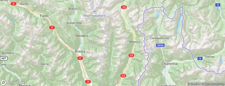Rossa, Switzerland Map