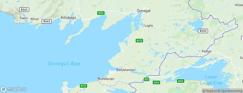 Rossnowlagh Lower, Ireland Map