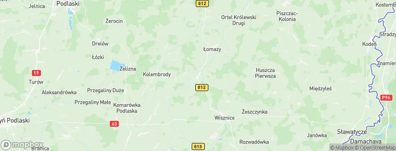 Rossosz, Poland Map