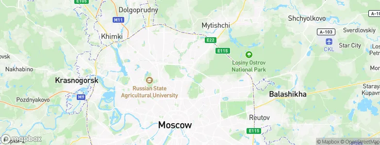 Rostokino, Russia Map