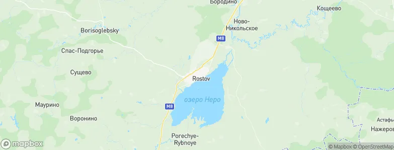 Rostov, Russia Map