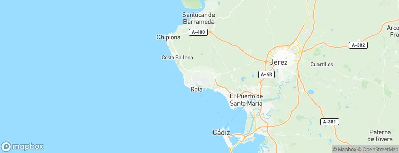 Rota, Spain Map
