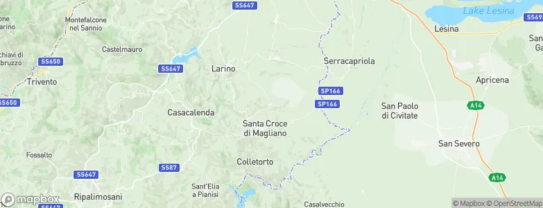 Rotello, Italy Map