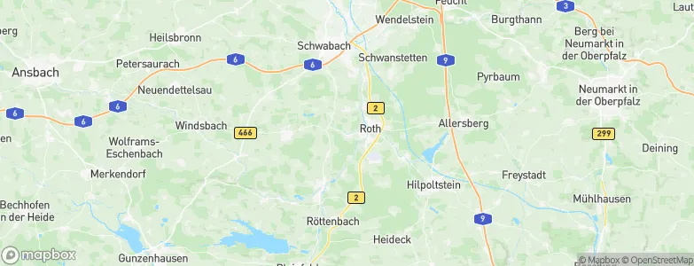 Rothaurach, Germany Map