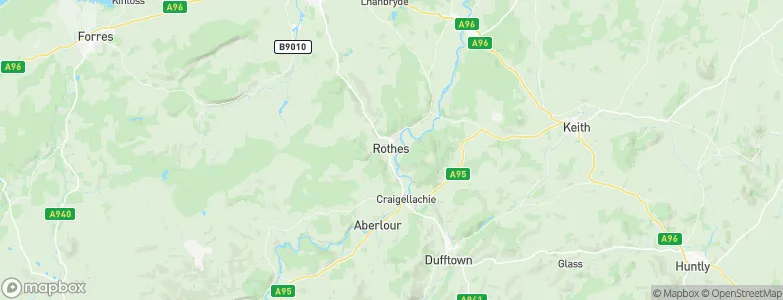 Rothes, United Kingdom Map