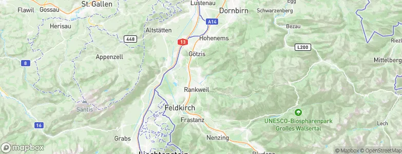 Röthis, Austria Map