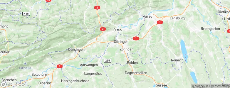 Rothrist, Switzerland Map