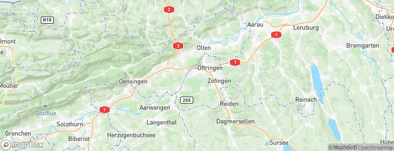 Rothrist, Switzerland Map