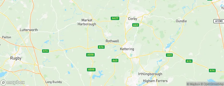 Rothwell, United Kingdom Map