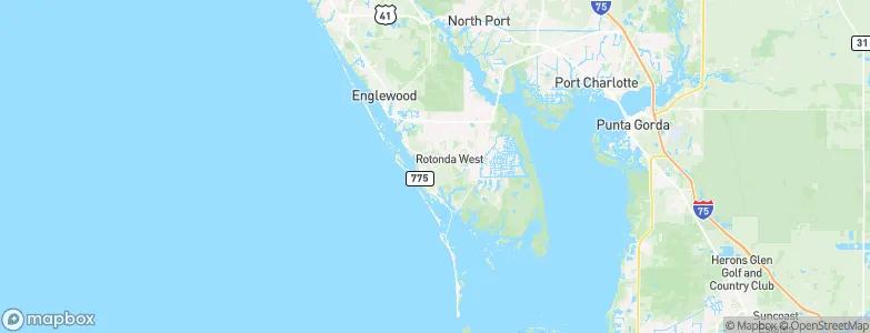 Rotonda West, United States Map