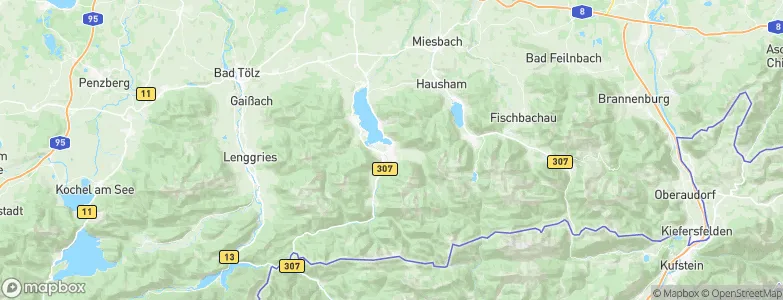Rottach-Egern, Germany Map
