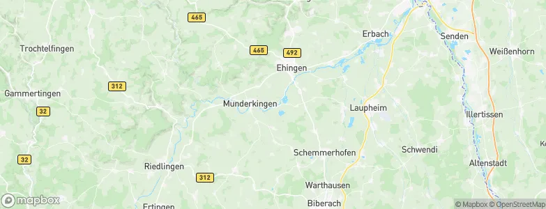 Rottenacker, Germany Map