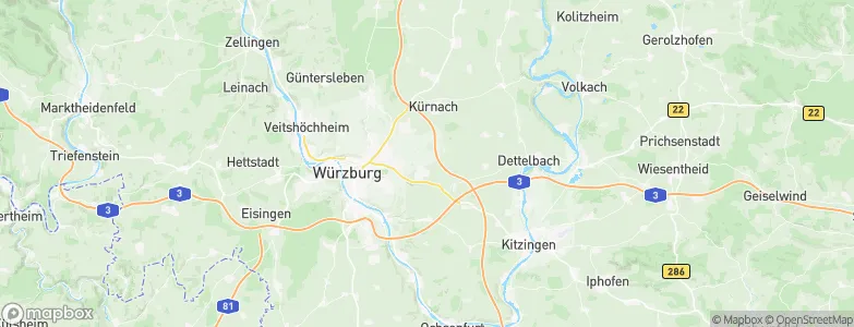 Rottendorf, Germany Map
