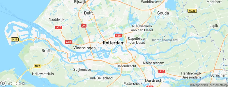 Rotterdam, Netherlands Map