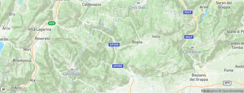 Rotzo, Italy Map