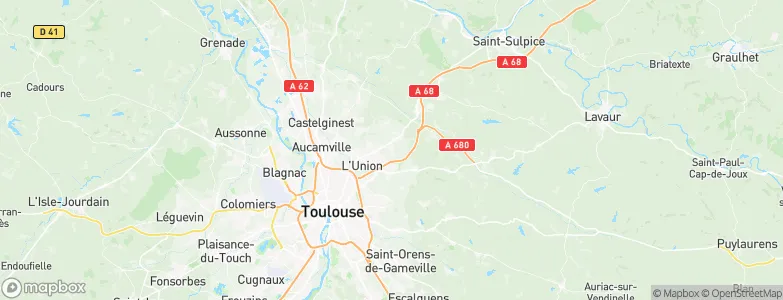Rouffiac-Tolosan, France Map