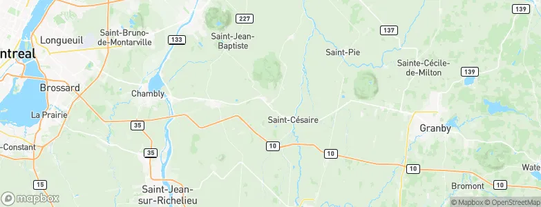 Rougemont, Canada Map