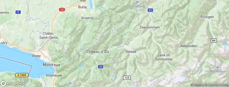 Rougemont, Switzerland Map