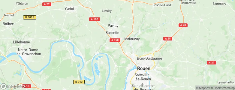 Roumare, France Map