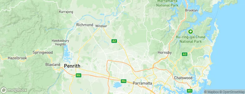 Rouse Hill, Australia Map