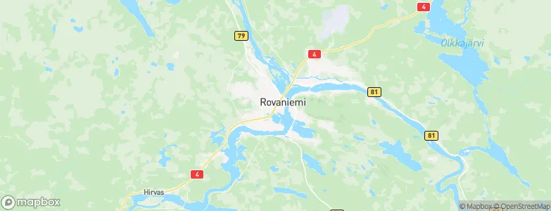 Rovaniemi, Finland Map
