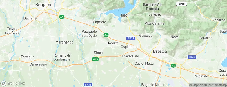 Rovato, Italy Map