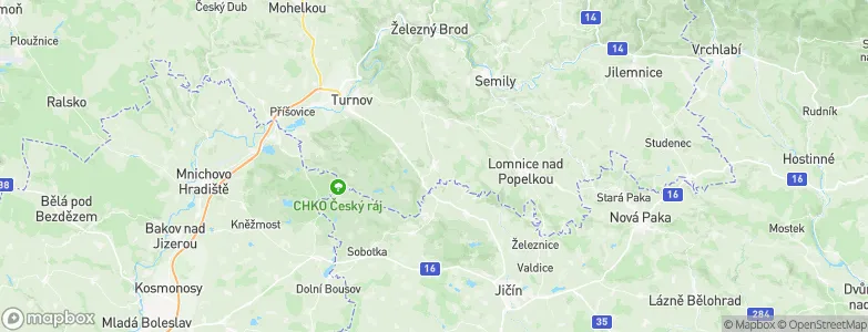 Rovensko pod Troskami, Czechia Map