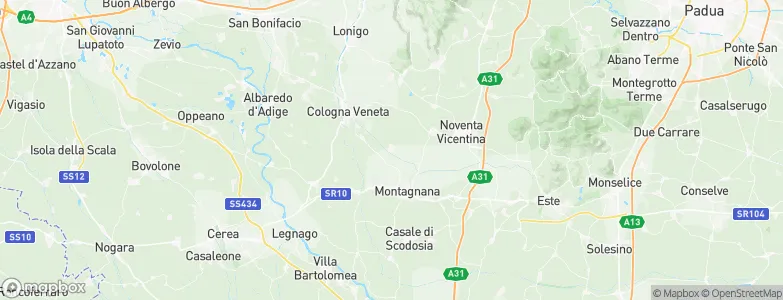 Roveredo di Guà, Italy Map