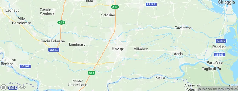 Rovigo, Italy Map