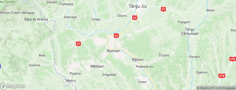 Rovinari, Romania Map