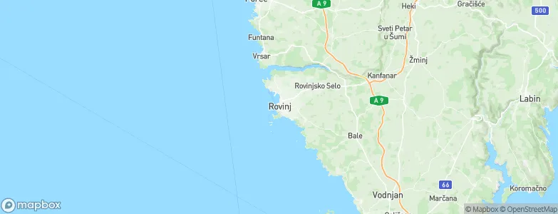 Rovinj, Croatia Map