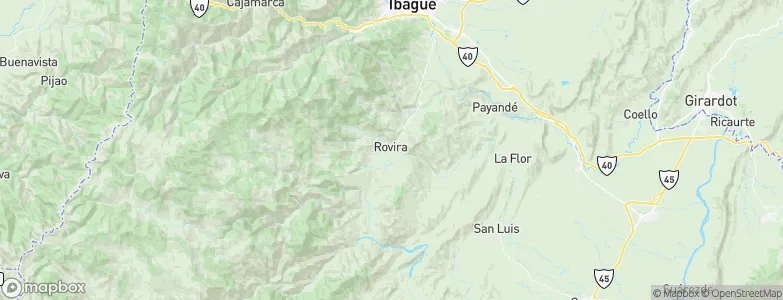 Rovira, Colombia Map