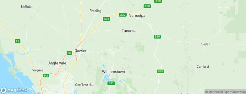 Rowland Flat, Australia Map
