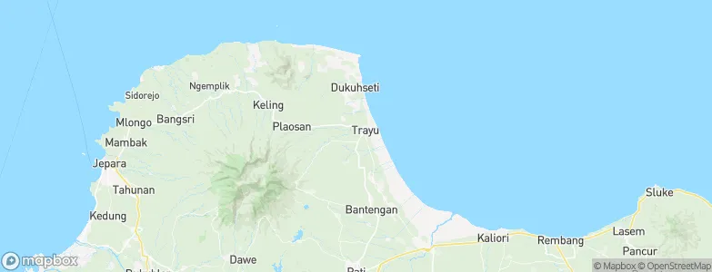 Rowo, Indonesia Map