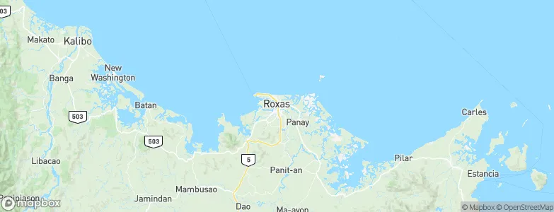Roxas City, Philippines Map