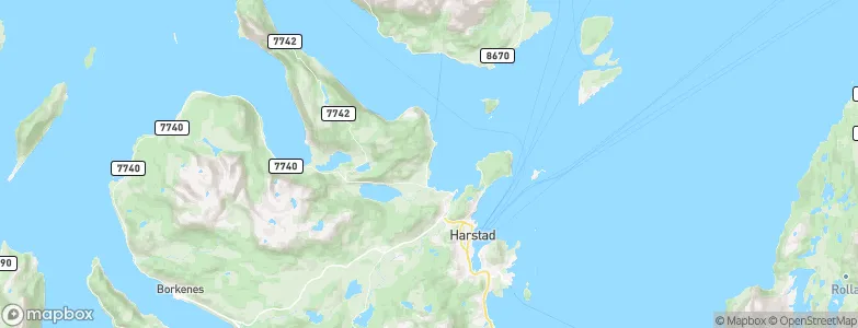 Røykjenes, Norway Map