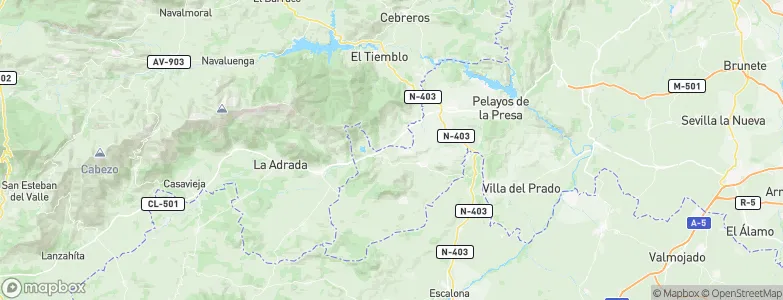 Rozas de Puerto Real, Spain Map