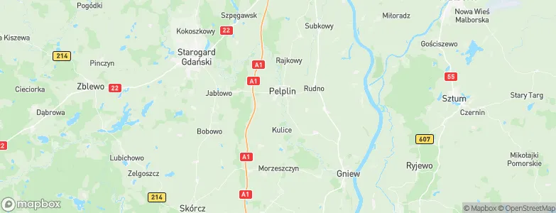 Rożental, Poland Map