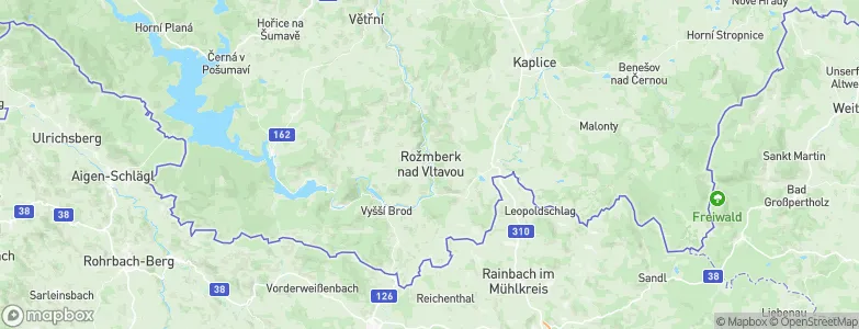 Rožmberk nad Vltavou, Czechia Map
